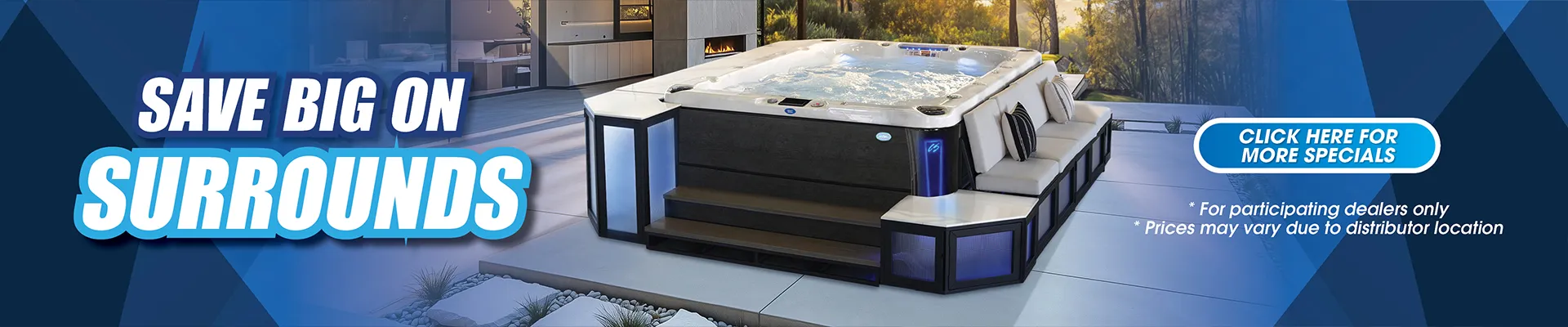 Calspas hot tub being used in a family setting - McAllen