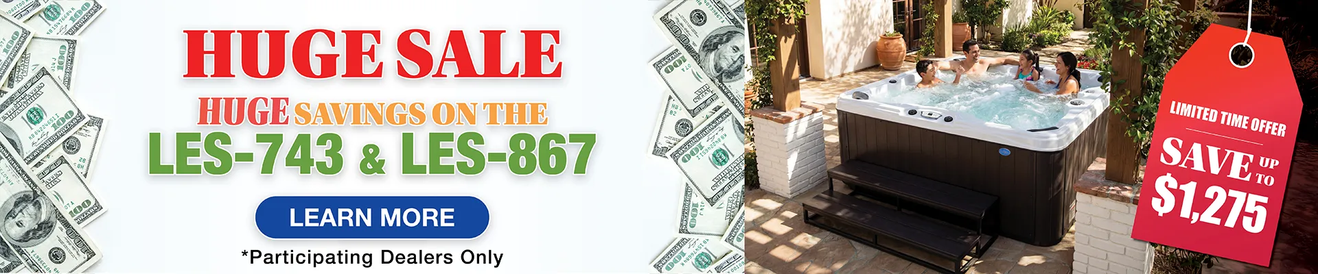 Calspas hot tub being used in a family setting - McAllen